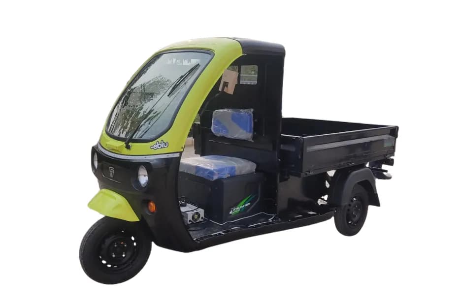 Godawari Eblu Reino E Auto Black & YellowGreen Color