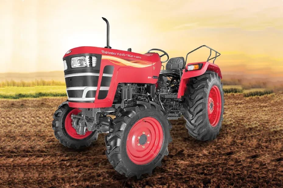 Mahindra YUVO Tech Plus 585 4WD Red Color
