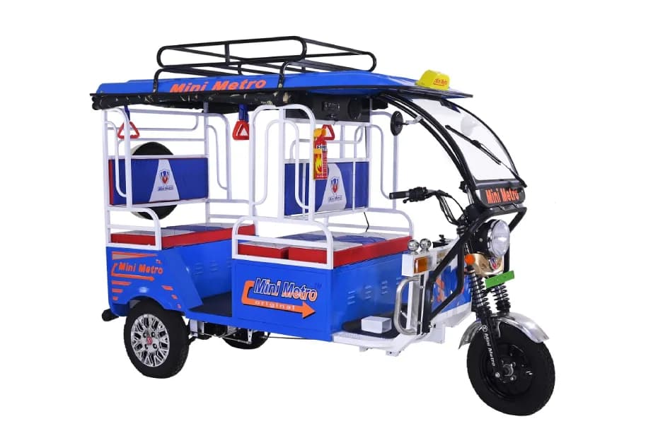 Mini Metro E Rickshaw Blue Color