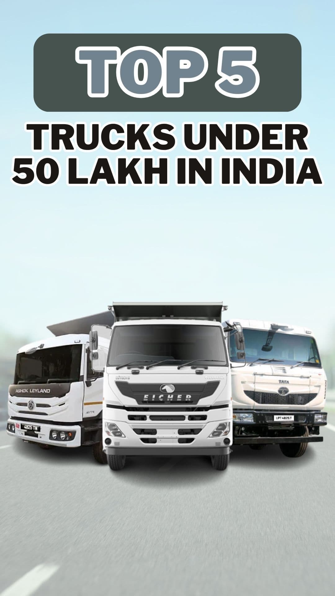 Trucks under 50 lakh price point feature advanced and powerful engines and sturdy chassis. This range of trucks offers many benefits to customers including spacious payload capacities and comfortable cabins.