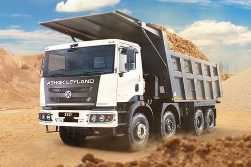 Ashok Leyland 3532 Tipper 8x4 Left Front Three Quarter Ashok Leyland 3532 Tipper 8x4 Left Front Three Quarter