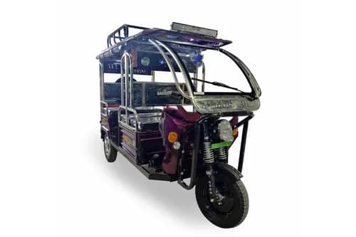 Badshah Cabin Van E Rickshaw Purple Color