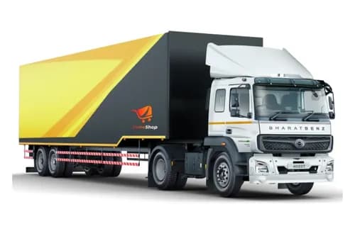 BharatBenz 4032T Trailer White Color