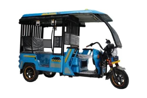 Jezza Super J1000 E-Rickshaw Sky Blue Color
