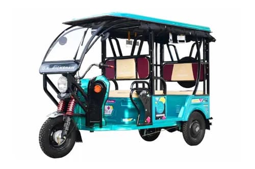 GK Rickshaw ER India G7s Sea Blue & Black Color
