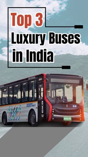 <p>Top 3 Luxury Buses in India</p>