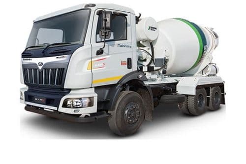 Mahindra Blazo X 28 Transit Mixer White Colour