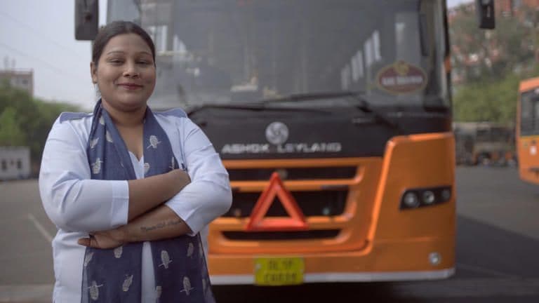 Ashok Leyland has launched a new campaign called "Embrace Equality." women_driver_8772c2d130.jpg