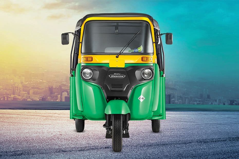 Bajaj Maxima X Wide Eco-Green Front Side Bajaj Maxima X Wide Eco-Green Front Side