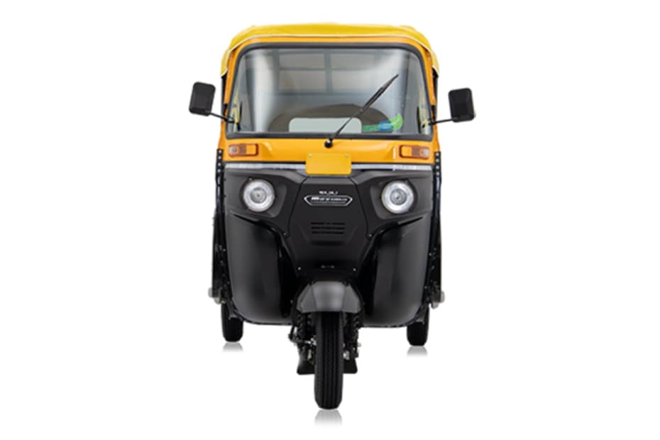 Bajaj Maxima Z Black-Yellow Front View Bajaj Maxima Z Black-Yellow Front View