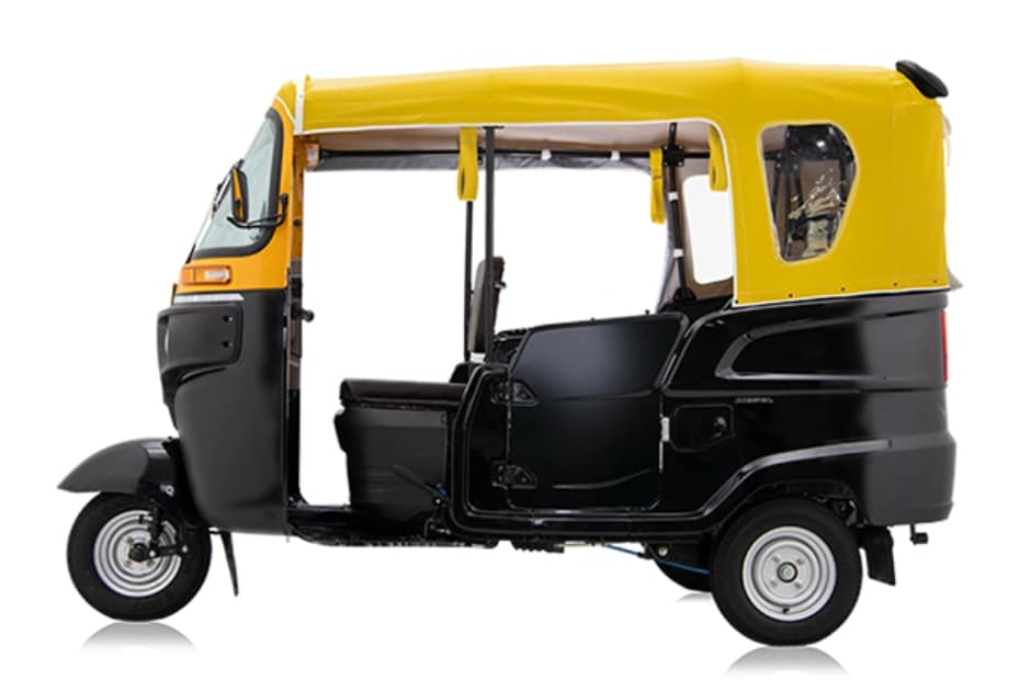 Bajaj Maxima Z Black-Yellow Left Side View Bajaj Maxima Z Black-Yellow Left Side View
