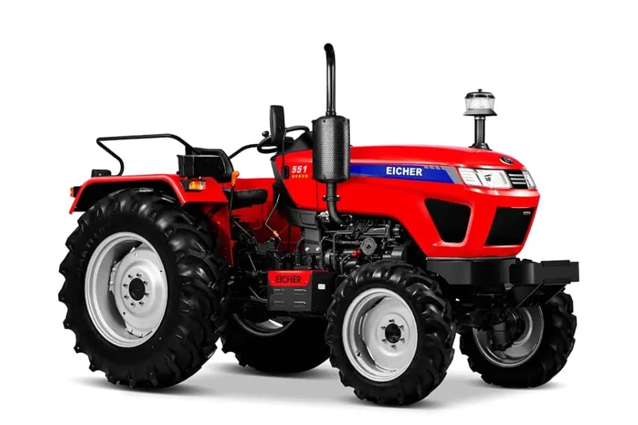 Eicher 551 4WD Prima G3 Red Color Eicher 551 4WD Prima G3 Red Color