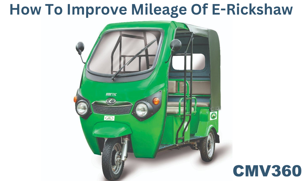 best electric rickshaw for mileage