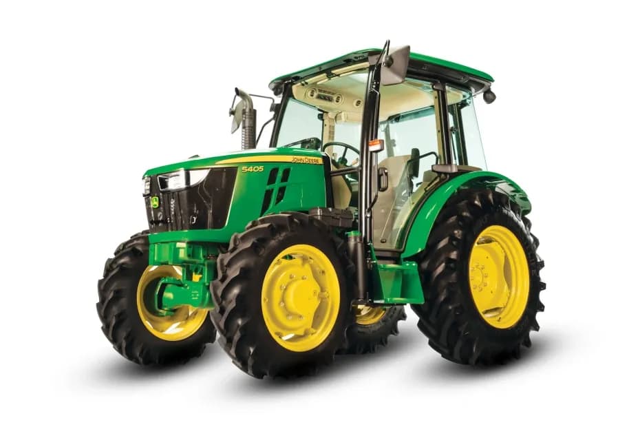John Deere 5405 AC Cab Green Color John Deere 5405 AC Cab Green Color