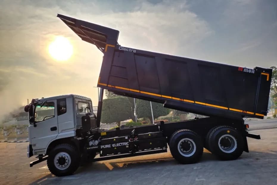 Olectra Meghaetron Electric Tipper images Olectra Meghaetron Electric Tipper images