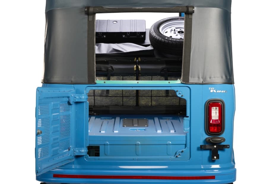 TVS King EV Max Openable Rear Boot TVS King EV Max Openable Rear Boot