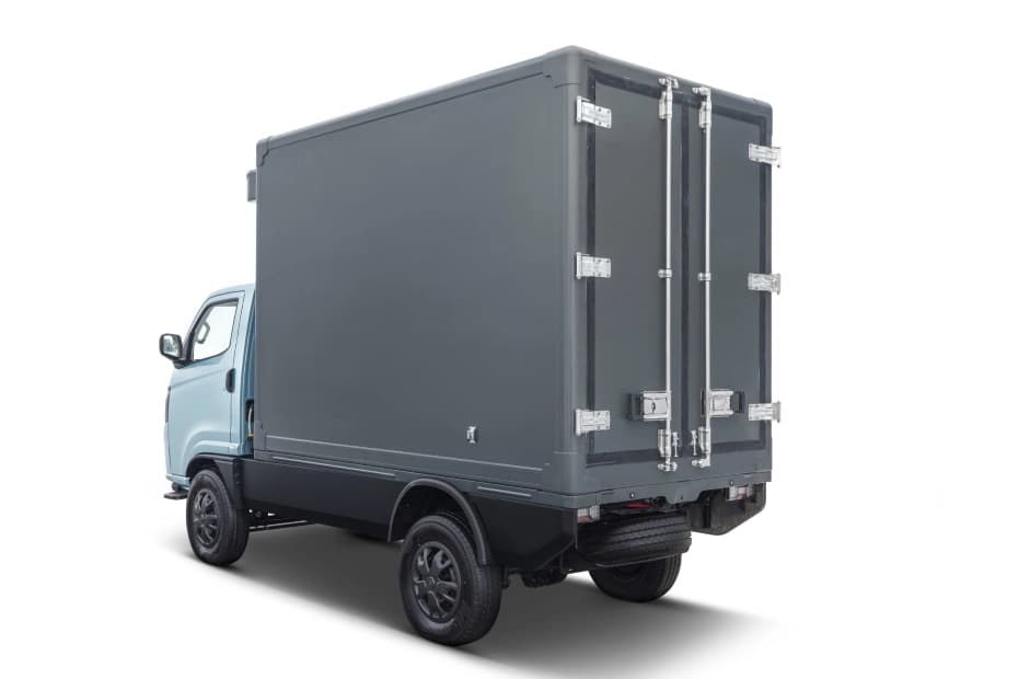Tata Intra EV Pickup Left Rear Three Quarter Tata Intra EV Pickup Left Rear Three Quarter