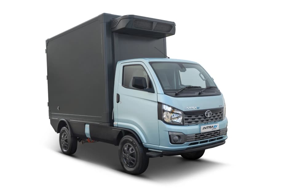 Tata Intra EV Pickup Light Blue Color Tata Intra EV Pickup Light Blue Color