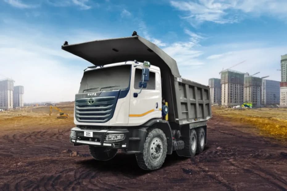 Tata Prima 2830.K/TK SRT White and Grey Color Tata Prima 2830.K/TK SRT White and Grey Color