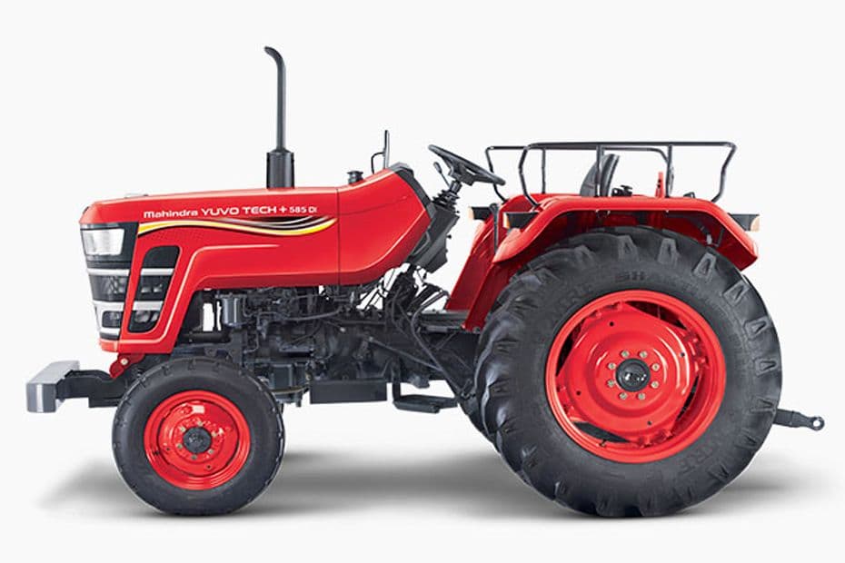 Mahindra YUVO TECH Plus 585 Red Color Mahindra YUVO TECH Plus 585 Red Color