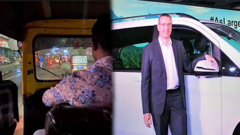 Mercedes-Benz CEO takes an auto ride to avoid traffic in Pune auto_97b70039af.jpg