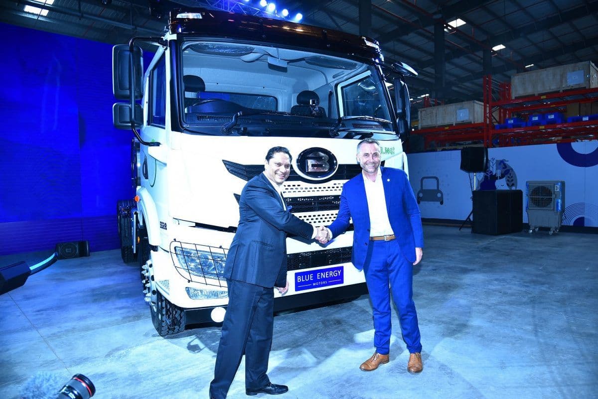 Blue Energy Motors has launched India's first LNG-powered truck. lng_tryck_9f6089ae1c.jpg