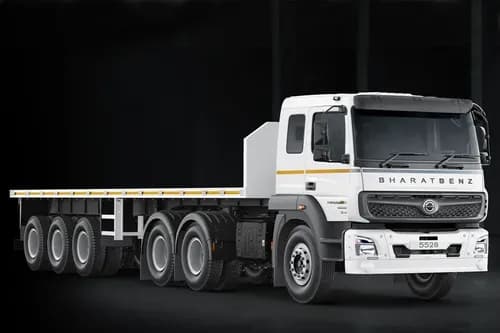 BharatBenz 5528T 6x4 White Colour BharatBenz 5528T 6x4 White Colour