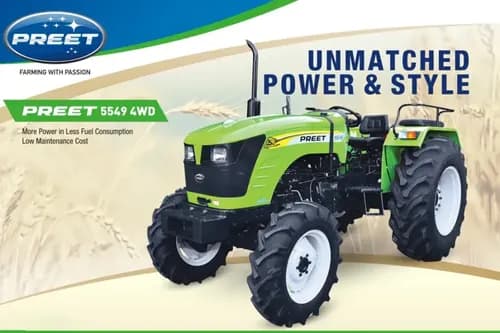 Preet 5549 4WD Tractor Preet 5549 4WD Tractor