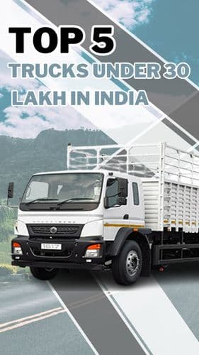 <p>Top 5 Trucks Under 30 lakh In India</p> <p>Top 5 Trucks Under 30 lakh In India</p>