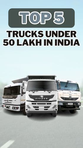 <p>Top 5 Trucks Under 50 lakh in India</p> <p>Top 5 Trucks Under 50 lakh in India</p>