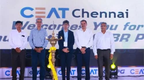 CEAT ने चेन्नई प्लांट में नई ट्रक बस रेडियल प्रोडक्शन लाइन खोली CEAT ने चेन्नई प्लांट में नई ट्रक बस रेडियल प्रोडक्शन लाइन खोली