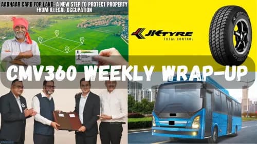 CMV360 Weekly Wrap-Up | 20th Jan – 25th Jan 2025: Tata Motors’ Road Safety App, Nagpur’s Trolley-Electric Bus, Bharat Mobility Expo Updates, and More CMV360 Weekly Wrap-Up | 20th Jan – 25th Jan 2025: Tata Motors’ Road Safety App, Nagpur’s Trolley-Electric Bus, Bharat Mobility Expo Updates, and More