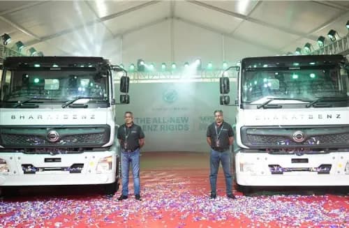 डेमलर इंडिया ने नए भारतबेंज हैवी-ड्यूटी रिजिड ट्रक लॉन्च किए Daimler India Launches New BharatBenz Heavy-Duty Rigid Trucks