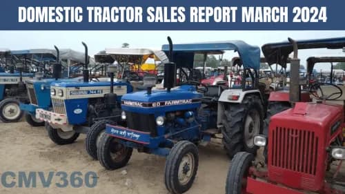 Domestic Tractor Sales Declined by 22.67% in March 2024: 63,755 Units Sold Domestic Tractor Sales Declined by 22.67% in March 2024: 63,755 Units Sold