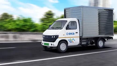 Best Mini Trucks Showcased At Bharat Mobility Global Expo 2025 EKA Mobility 2.5T mini truck in India