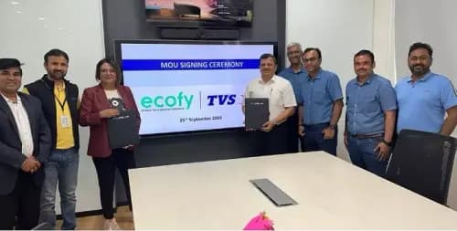 Ecofy Partners with TVS Motor to Boost Electric Three-Wheeler Financing in India Ecofy Partners with TVS Motor to Boost Electric Three-Wheeler Financing in India
