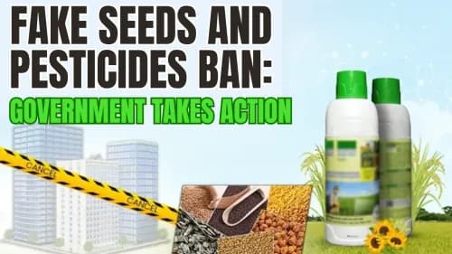 Fake Seeds and Pesticides Ban: Government Takes Action Fake Seeds and Pesticides Ban: Government Takes Action