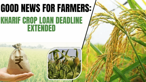 Good News for Farmers: Kharif Crop Loan Deadline Extended Good News for Farmers: Kharif Crop Loan Deadline Extended