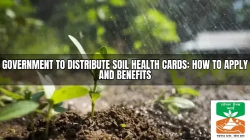 Government to Distribute Soil Health Cards: How to Apply and Benefits Government to Distribute Soil Health Cards: How to Apply and Benefits