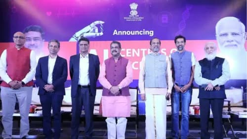 Govt Allocates Rs. 990 Crore for 3 AI Centres of Excellence Govt Allocates Rs. 990 Crore for 3 AI Centres of Excellence