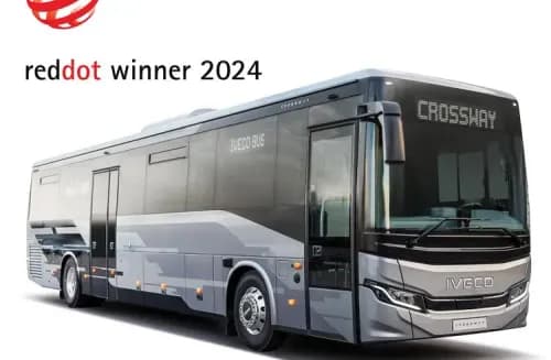 Iveco Crossway Wins Red Dot Award for Product Design 2024 Iveco Crossway Wins Red Dot Award
