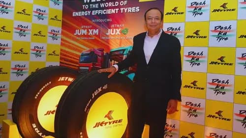JK टायर ने वाणिज्यिक वाहनों के लिए अगली पीढ़ी के JETWAY और JETSTEEL टायर पेश किए JK टायर ने वाणिज्यिक वाहनों के लिए अगली पीढ़ी के JETWAY और JETSTEEL टायर पेश किए