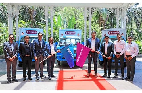 Magenta Mobility partners with Switch Mobility to acquire 500 SWITCH IeV4 vehicles. Magenta Mobility partners with Switch Mobility to acquire 500 SWITCH IeV4 vehicles.