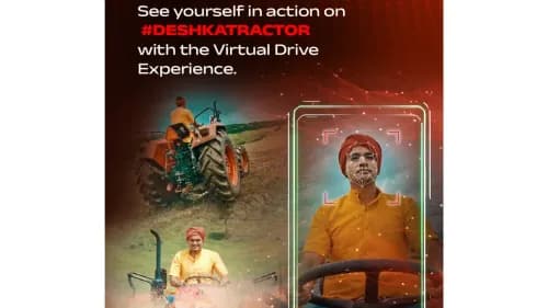 Mahindra Tractors Launches Virtual Tractor Drive Experience with AI-Powered Personalization to Celebrate 60th Anniversary Mahindra Tractors Launches Virtual Tractor Drive Experience with AI-Powered Personalization to Celebrate 60th Anniversary