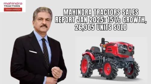 Mahindra Tractors Sales Report Jan 2025: 15% Growth, 26,305 Units Sold Mahindra Tractors Sales Report Jan 2025: 15% Growth, 26,305 Units Sold