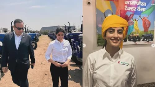 Navya Nanda's Tractor Factory Visit Reflects Shift Towards Agri-Business with Her Father Escorts Kubota MD Nikhil Nanda Navya Nanda's Tractor Factory Visit Reflects Shift Towards Agri-Business with Her Father Escorts Kubota MD Nikhil Nanda
