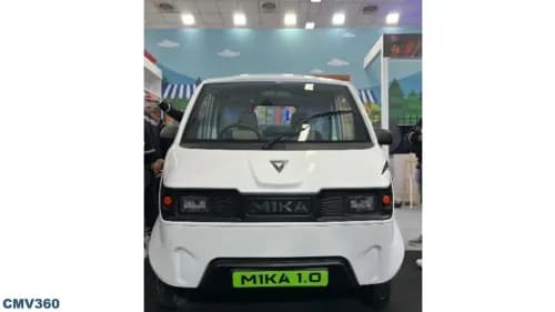 ओमेगा सेकी मोबिलिटी ने भारत मोबिलिटी ग्लोबल एक्सपो 2025 में नए इलेक्ट्रिक ट्रकों का खुलासा किया Omega Seiki Mobility Unveils New M1KA 1.0 electric truck at Bharat Mobility Global Expo 2025
