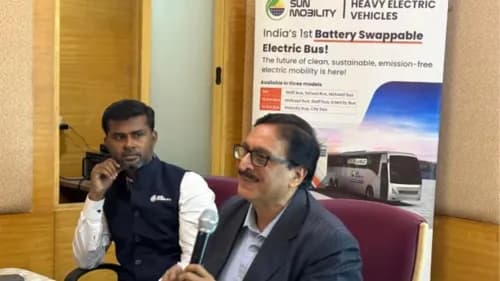 SUN Mobility Showcases Modular Battery-Swapping Technology for Heavy Electric Vehicles SUN Mobility Showcases Modular Battery-Swapping Technology for Heavy Electric Vehicles