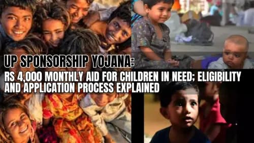 UP Sponsorship Yojana: Rs 4,000 Monthly Aid for Children in Need; Eligibility and Application Process Explained UP Sponsorship Yojana: Rs 4,000 Monthly Aid for Children in Need; Eligibility and Application Process Explained