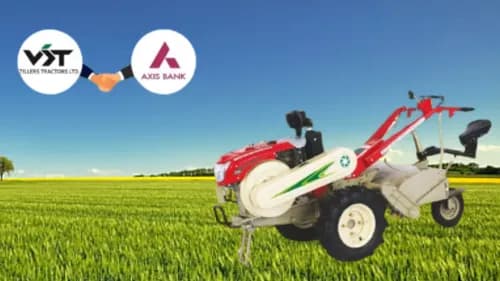 VST Tillers Tractors Ltd and Axis Bank Partner to Support Farmers VST Tillers Tractors Ltd and Axis Bank Partner to Support Farmers
